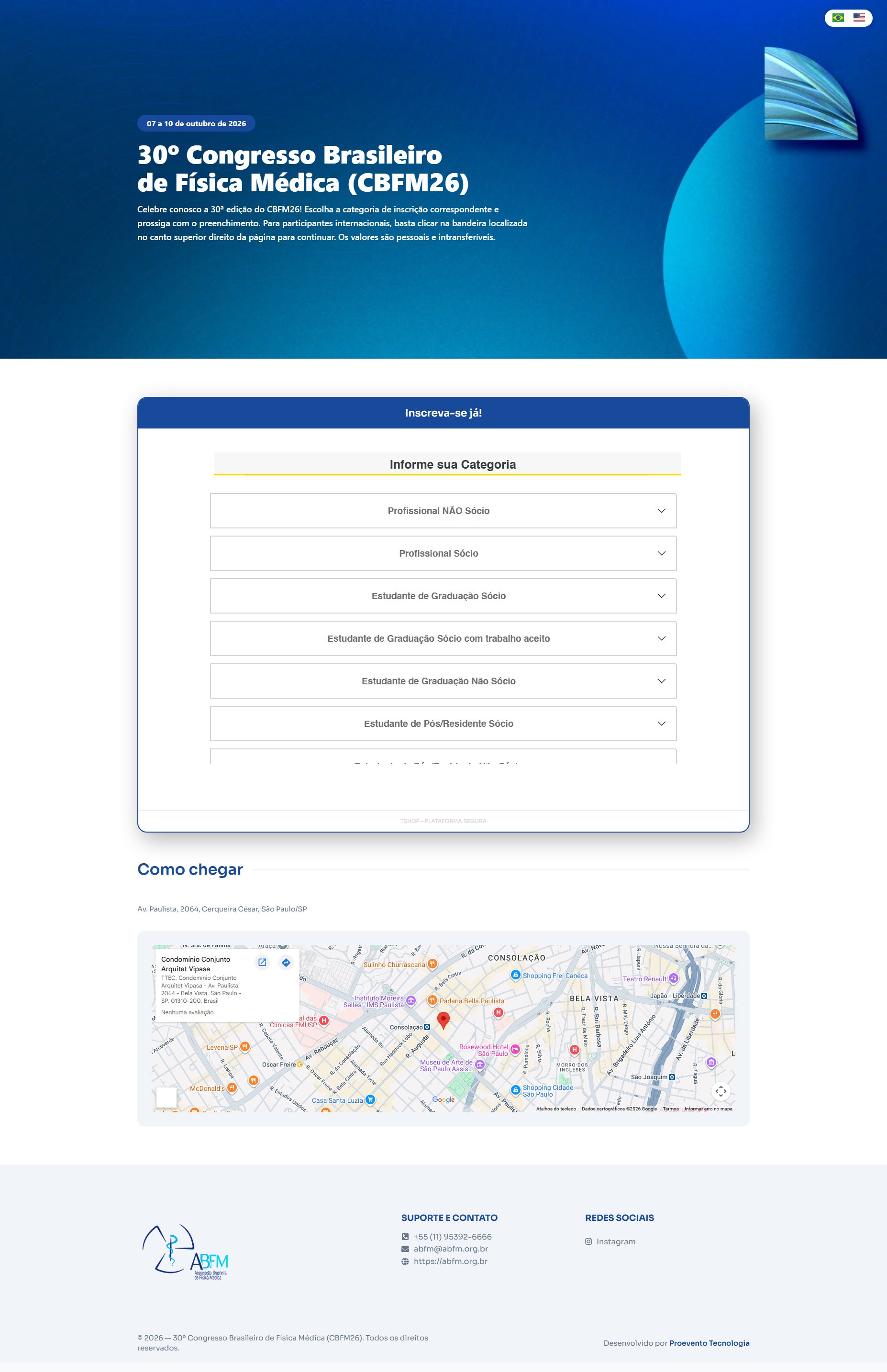 30º Congresso Brasileiro de Física Médica